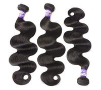 GJBXP Tejido de cabello peruano Body Wave virgen Paquetes de cabello humano10_1pcs Peluca de cabello humano Pelucas de cabello humano para mujeres negras Cabello humano Pelucas brasileñas rectas Pre
