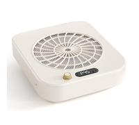 GJCrafts Aspirador de polvo profesional para uñas, 4300 RPM con velocidad variable continua y pantalla LED para diseño de uñas, manicura, manicura acrílica, pedicura y manicura en gel(Blanco)