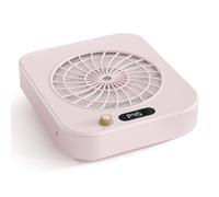 GJCrafts Aspirador de polvo profesional para uñas, 4300 RPM con velocidad variable continua y pantalla LED para diseño de uñas, manicura y pedicura acrílicas y en gel(Rosa)