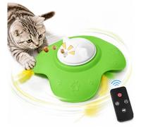 GJEASE Juguete para gatos Hide and Seek, recompensa automática, juguete interactivo para gatos de interior, juguetes electrónicos activados por movimiento táctil, tapete de juego recargable de