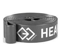 GJELEMENTS Banda Elástica de Musculación - Goma Elástica Premium - Cinta de Resistencia - para Tracciones, Pull-Ups, Ejercicios de Glúteos, Entrenamiento de Fuerza, Fitness - Heavy 45 kg