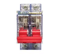 GJEXXPTST 1 Protector de disyuntor pequeño Transparente DZ47, 1p/2p/3p/4p, interruptores Aire Transparentes, 3P63A(16A,1)