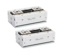 GJEXXPTST Cilindro de Aire HFD8 HFD12 HFD16 HFD20 HFD25, Cilindro neumático Compacto con Pinza, 1 Uds(HFD20X20)