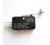 GJEXXPTST Interruptor basculante 5 uds microinterruptor Interruptor de límite Carrera V-151-1C25 V-152-1C25 V-153-1C25 V-154-1C25 V-155-1C25 V-156-1C25 Mango Largo Rodillo