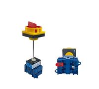 GJEXXPTST Interruptor de desconexión con candado, 40 A, 3P/4P, 2 Posiciones, Encendido/Apagado, interruptores Leva rotativos, Control gabinete YMD11-40B/4P(3P)