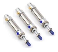 GJEXXPTST Mini Cilindro de Acero Inoxidable acción única, expulsión Resorte MTA25 * 25/50/75/100/125/150/175/200, 1 Uds(MTA25X25)