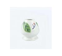 GJgfjGHK Taza infusora de té, 1 pieza de cerámica Matcha té verde Chasen, soporte para tazón de bambú para batidor de escobillas, soporte para herramientas de té, accesorios de té (hoja verde)
