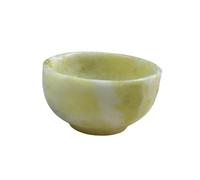 GJgfjGHK Taza infusora de té de 50 mm, piedra natural, verde, amarillo y blanco, taza de té, taza de té, oficina, habitación, decoración del hogar, vajilla, juego de vino, espíritu mineral (jade limón