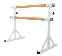 GJGHKLHL Barra de Ballet Madera Doble Poste Estiramiento Baile Ajustable portátil Independiente for Adultos y niños Estudio en casa Gimnasio Equipo Ejercicio(1.5m)