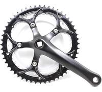 GJGHKLHL Juego de bielas for Bicicleta MTB, Juego manivela con Placa Dientes Hueca Velocidad, piñón 01