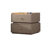 GJGHKLHL Mesita De Noche Al Lado La Mesa Mesas Auxiliares for Dormitorio, Auxiliar Pequeña Gabinete Almacenamiento Organizador Cómoda for Oficina En Casa(Light Coffee,50x40x45cm)