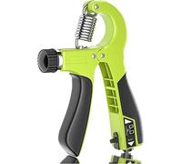 GJGHKLHL Pinza de Mano Ajustable 5-60kg, Entrenador Dedos, ensanchador, Anillo Agarre y fortalecedor Bola for aliviar el estrés