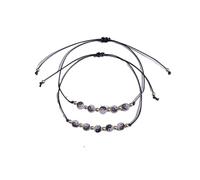 GJGHKLHL pulsera, Juego de pares cuentas luminosas acrílicas Taiji y Bagua
