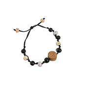 GJGHKLHL pulsera, Pulsera de caoba Bagua Koi cuerda trenzada a mano cordón piedra Natural pareja