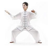 GJGHKLHL Ropa De Tai Chi Uniformes Artes Marciales Uniforme for Mujeres Y Hombres, Traje Kung Fu Tradicional China Algodón Chino F(XXL)