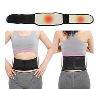 GJGHKLHL Soporte lumbar Cintura ajustable Turmalina Autocalentamiento Terapia magnética Espalda Cinturón de soporte Lumbar Banda masaje Cuidado la salud hombres mujeres(3XL)
