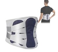 GJGHKLHL Soporte lumbar de cintura ajustable Terapia magnética autocalentamiento Cinturón soporte trasera Masajeador Super Fever Support hombres mujeres(M)