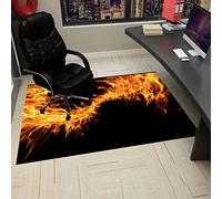 GJGHKLHL Tapete for Silla de Oficina, tapetes for Juegos, tapete Protector Piso, for Escritorio Rectangular Antideslizante, for Deportes electrónicos, for Duradero Multiusos for(70x100CM)