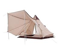 GJGHKLHL Tienda de Campana Lona - Pirámide for Acampar al Aire Libre Playa India Doble Capa Picnic Informal Camping Yurta Mongola Refugio for Senderismo for Caza(Type C)