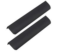 GJGHKLHL Tiradores Ocultos Perilla De Puerta Invisible Aleación Aluminio Armario Cajón Gabinete Cocina Negro 2 Piezas(Overall length 1000mm)
