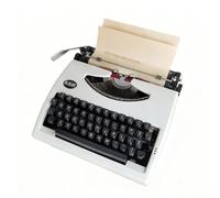 GJGSW Máquina de Escribir Manual Vintage, Máquina de Escritura Mecánica Retro con Maletín de Transporte Portátil y Cinta de Tinta, para Cartas y Escritura Creativa