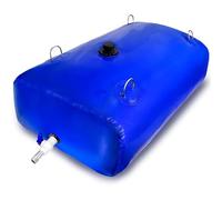 GJGSW Tanque de Agua Plegable con Grifo, Bolsa de Almacenamiento Portátil para Emergencias, Camping, Agricultura, Extinción de Incendios y Exteriores(110L)