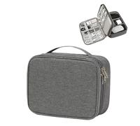 GJHGNFRDK Bolsa del Organizador de Accesorios, Bolsa Organizadora de Cables USB Multicolor 24.5x19.5x8.5cm(Color 1)