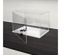 GJHGNFRDK Caja de exhibición de Colecciones, Acrylic Display Case Cube with Lock Multiple Sizes(10x20x15cm(4"x8"x6"))