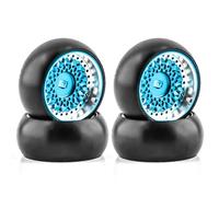 GJHGNFRDK Ruedas y neumáticos para Coches de Drift RC, Neumáticos de Rueda RC 4 Uds Multicolor for Wltoys 284131 K969 K989 Kyosho Mini-Z 1/28 Car(Blue)