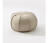 GJHGNFRDK Silla Beanbag, Puf Silla Lazy Floor Sofá Cuero EPP Relleno Multicolor(White)