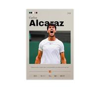 GJHTQLP Carlos Alcaraz 1 (2) Póster en lienzo para decoración de dormitorio, paisaje, oficina, habitación, regalo, 40 x 60 cm