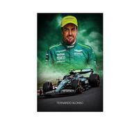 GJHTQLP Fernando Alonso 3 Póster en Lienzo para Dormitorio Decoración de Paisaje Oficina Habitación Regalo 20x30pulgadas (50x75cm)