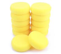 Gjinxi 12 Unidades Esponja de Pintura Redonda, Esponja de Acuarelas de Arcilla para Pintura Facial, artesanía, cerámica de cerámica para Limpieza de cerámica