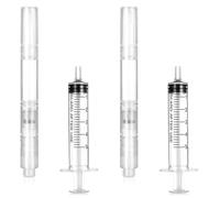 Gjinxi 4 rotuladores de retoque rellenables de 3 ml, rotuladores de retoque rellenables, con jeringa, juego de pinceles de agua, pinceles vacíos, lápices de pintura, pintura de pared, muebles, papel