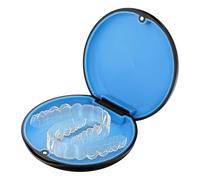 Gjinxi Funda de Silicona para Protección Bucal Funda Mince D'Alineador Fermeture Magnétique Funda de Retenue D'Orthodontie Petite Funda de Retenue para Dentures Postiches Noir