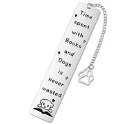 Gjinxi Marcapáginas de perro para mujeres y hombres, marcapáginas de perro para amantes de los libros, amantes de los perros, niñas, hogar, oficina