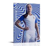 GJLXVN Alex Morgan - Pinturas de pared impermeables y resistentes a las manchas, pinturas decorativas de alta definición, para estudio y cafetería, resistentes a la decoloración, estilo marco, 30 x 45