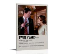 GJLXVN Twin Peaks - Pinturas de pared impermeables y resistentes a las manchas, pinturas decorativas de alta definición, para estudio y cafetería, resistentes a la decoloración, estilo marco, 50 x 75