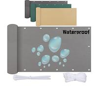 GJMSSMY Barrera de privacidad para balcón Resistente a la Intemperie de 110x120cm - Protección Solar para Exteriores para Porche, terraza, Patio y jardín - Valla Ideal para Mayor privacidad y comodi