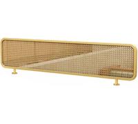 GJMSSMY Biombo Separador de ambientes Dorado, Panel divisorio para Mesa de Comedor, Panel de privacidad, Media Pared, área de Trabajo, Valla Baja para Oficina y Comedor, 110x40cm
