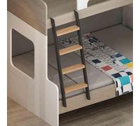 GJMSSMY Escalera de Hierro Forjado de Alta Resistencia para literas, Escalera de Salida al ático con 4 Ganchos, Estructura metálica para exhibición en caravanas y Uso en lofts: una solución de acces