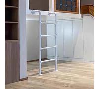 GJMSSMY Escalera para literas - Escalera metálica Resistente para literas de autocaravanas - Diseño Seguro con ángulo, Cubierta para los peldaños y herrajes - Altura de 51 a 70 Pulgadas - Uso en INT