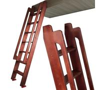 GJMSSMY Escalera para literas para niños y Adultos con peldaños Ajustables de 225 cm (88,5") para autocaravanas y caravanas. Altura Ajustable de 100 a 250 cm. Diseño Seguro y Resistente.