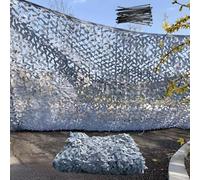 GJMSSMY Malla de Camuflaje para Exteriores, Pantalla de privacidad, Cubierta para Valla de jardín, Red Militar de Caza, Malla de Camuflaje Resistente a los Rayos UV, Panel de Sombra para e