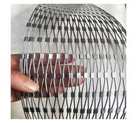 GJMSSMY Malla de Soporte para Plantas trepadoras de Acero Inoxidable 304, 1,5 mm de Grosor, 10 cm de Malla, Resistente, de Seguridad, para balcón y jardín, Sistema de Enrejado de Malla metálica de 1