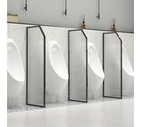 GJMSSMY Mampara de privacidad para baños públicos, mampara de Vidrio translúcido para baños de Hombres, de Montaje en Pared para baños públicos, centros comerciales y escuelas.