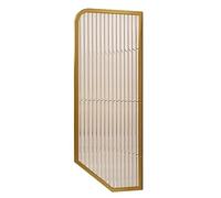 GJMSSMY Mampara de urinario de Vidrio Templado translúcido con Borde de Metal, protección de privacidad para inodoros, Deflector Separador para escuelas y Lugares públicos (Color: D, tamañ