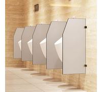 GJMSSMY Mampara divisoria para urinario de Pared Negra. Separador de baños Masculinos para escuelas, centros comerciales e instalaciones públicas. Mampara de privacidad Duradera de 1 Pieza