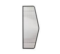 GJMSSMY Mampara divisoria para urinario, Resistente, Impermeable y de Pared, para escuelas, centros comerciales y oficinas. Mampara de baño Negra Resistente (1 Unidad).