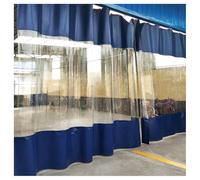 GJMSSMY Pared divisoria de Lona Impermeable de Alta Resistencia para Garaje, Taller, lavadero de Coches, almacén y Sala Limpia - 2,8 x 2,6 m (9,2 x 8,5 pies) Pantalla divisoria Azul